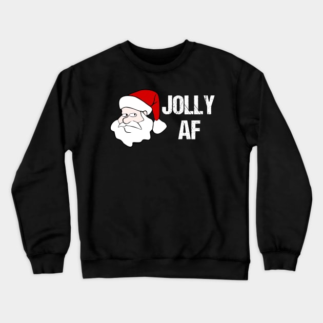 Funny Christmas Gifts Santa Joily AF Crewneck Sweatshirt by finedesigns